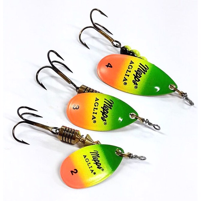 Mepps Aglia Fluo Tiger Spinner - Fantastisk tilbud!