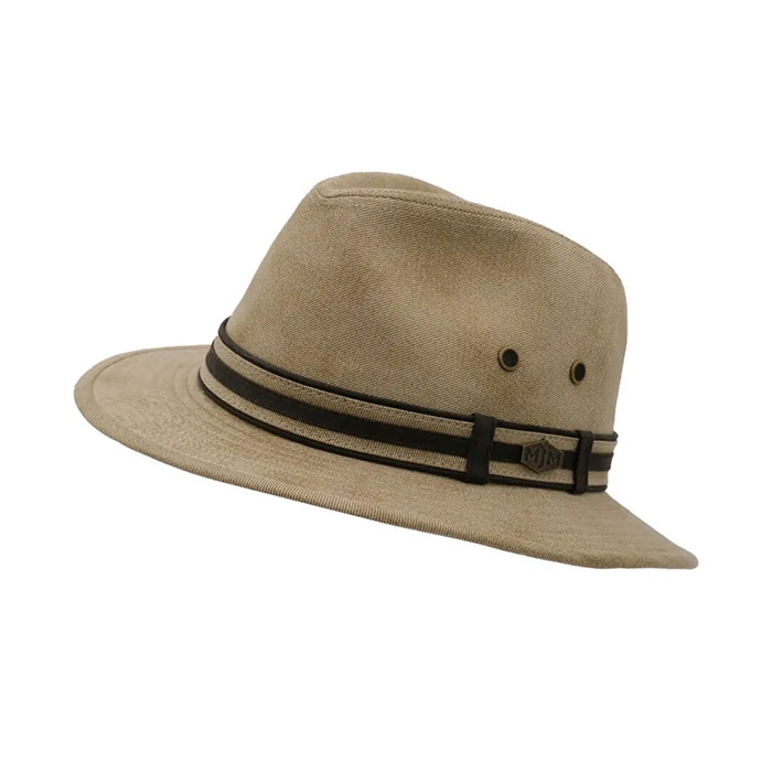 Mjm Outdoor   Cotton Mix Hat  Beige  Quot Plettet Quot L   Hat