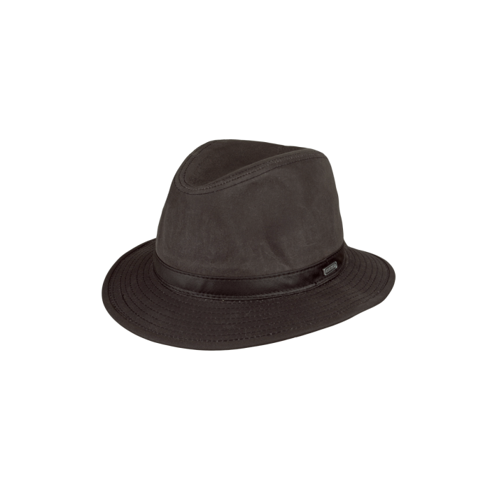 Mjm Zach El Oilskin Hat Brun