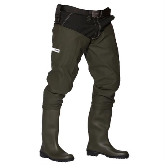 Ocean Original Lår Waders - Mørke Oliven Til Fiskeri
