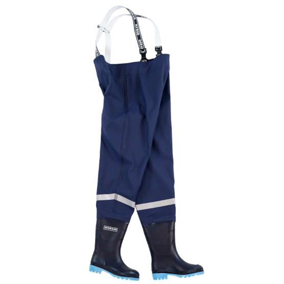 Ocean Cloud Junior Waders i Navy - Slidstærke til Fiskeri