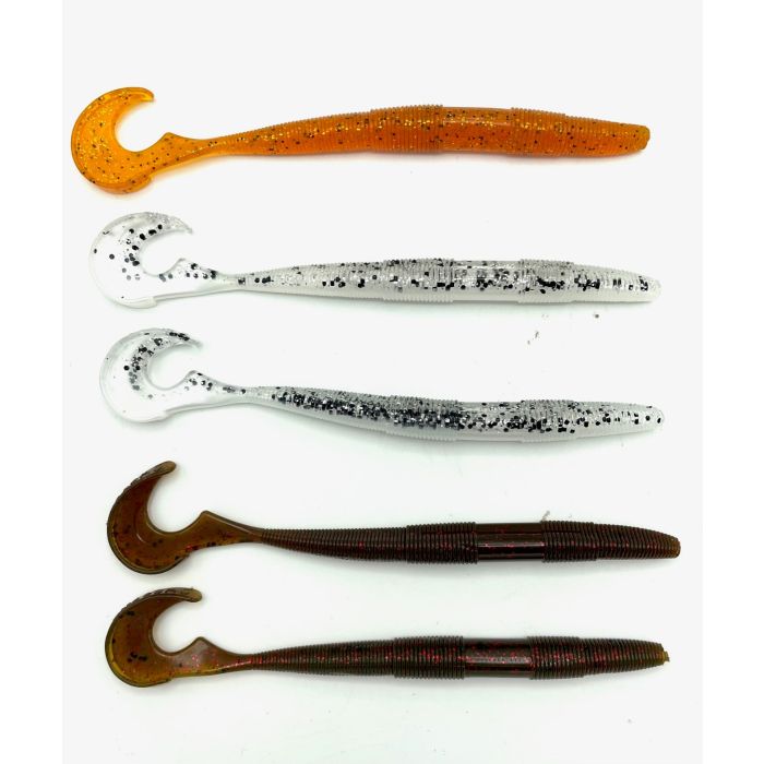 Westin Swimming Worm  Cm  Gr Clear Water Mix    Pcs