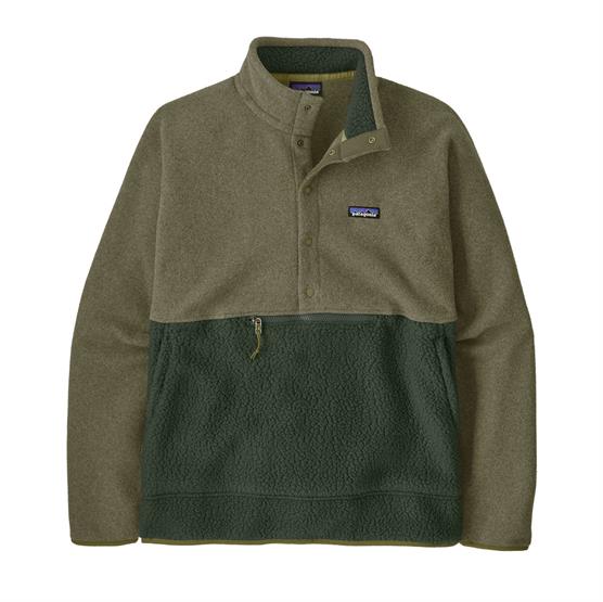 Patagonia Mens Retro Pile   Snap P O  Old Growth Green