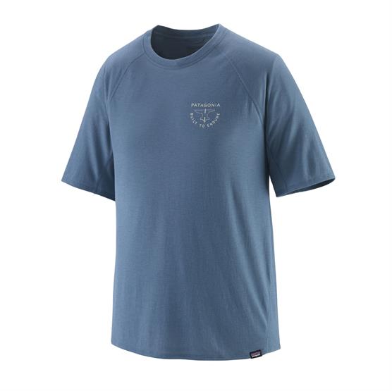 Patagonia Cap Cool Trail T-Shirt til mænd - Utility Blue
