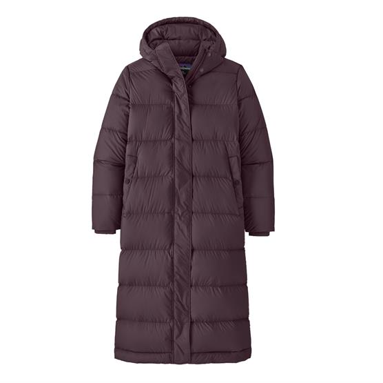 Patagonia Silent Down Lang Parka til Damer - Obsidian Plum
