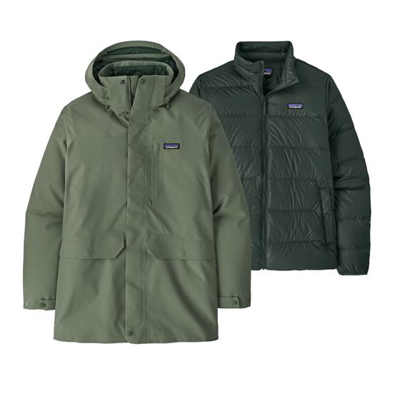 Patagonia Tres 3-i-1 Parka i Old Growth Green - Vintertilbud!