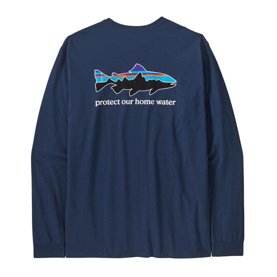Patagonia Langærmet T-Shirt til Mænd - Home Water Trout