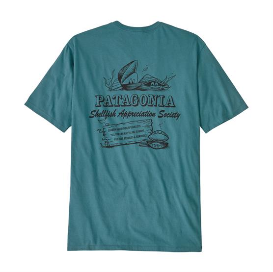Patagonia Aquatic Action T-Shirt til mænd - Økologisk bomuld