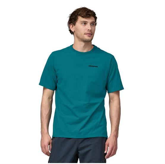 Patagonia P-6 Logo Responsibili T-shirt i Belay Blue