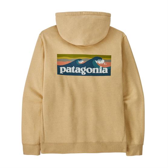 Patagonia Boardshort Logo Hættetrøje i Beeswax Tan