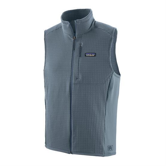 Patagonia R1 Fleecevest i Utility Blue - Black Friday Tilbud!