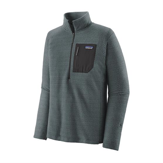 Patagonia R1 Air Zip-Neck Fleece i Nouveau Green - Tilbud!