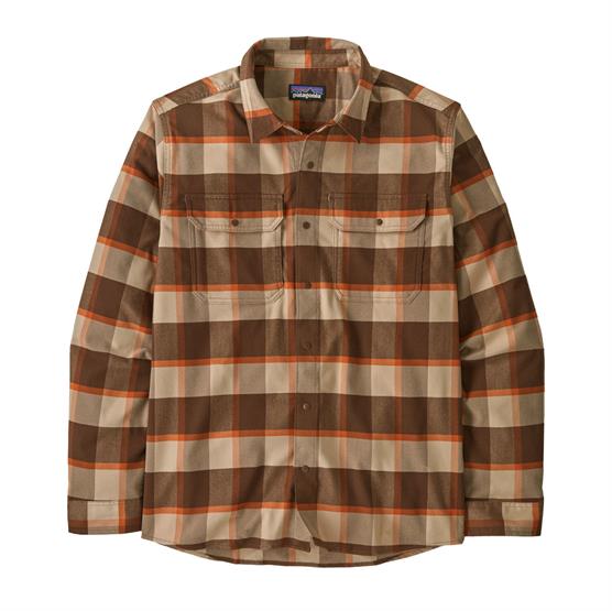 Patagonia Canyonite Flannel Skjorte - Molasses Brown Tilbud