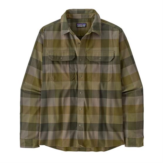 Patagonia Mens Canyonite Flannel Shirt  Trail Rider   Pond Green