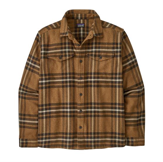 Patagonia Fjord Flannel Skjorte i Deer Brown - Bæredygtig Kvalitet