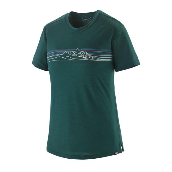 Patagonia Cap Cool Merino T-shirt i Cascade Green