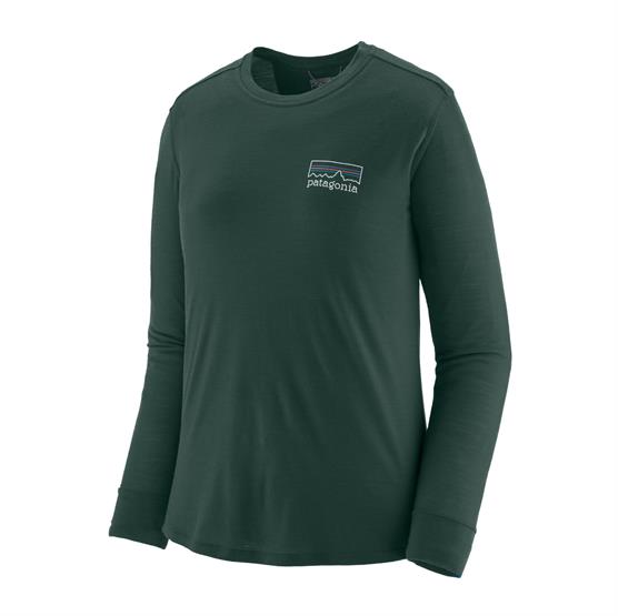 Patagonia Cap Cool Merino Langærmet Trøje - Fitz Cascade Green