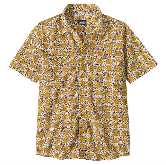Patagonia Mens Go To Shirt  Future Flowers   Natural