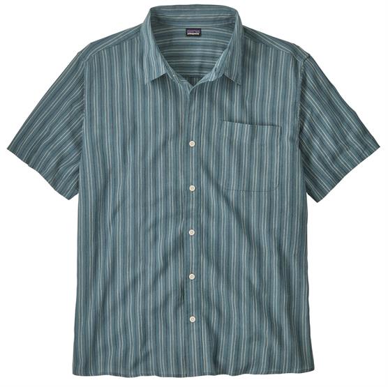 Patagonia Mens A C Shirt  Lianas   Still Blue