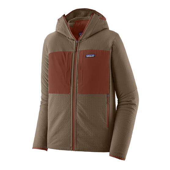 Patagonia R2 Techface Hættejakke - Marlow Brown til udendørsbrug