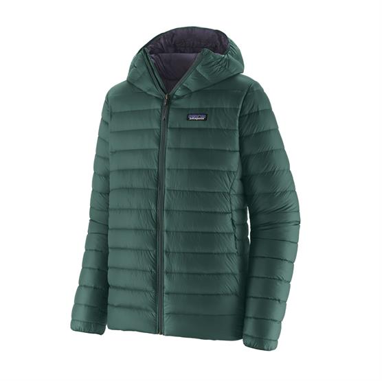 Patagonia Dunjakke med hætte – Cascade Green tilbud!