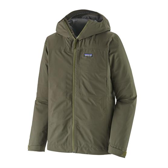 Patagonia Mens Boulder Fork Rain Jacket Basin Green