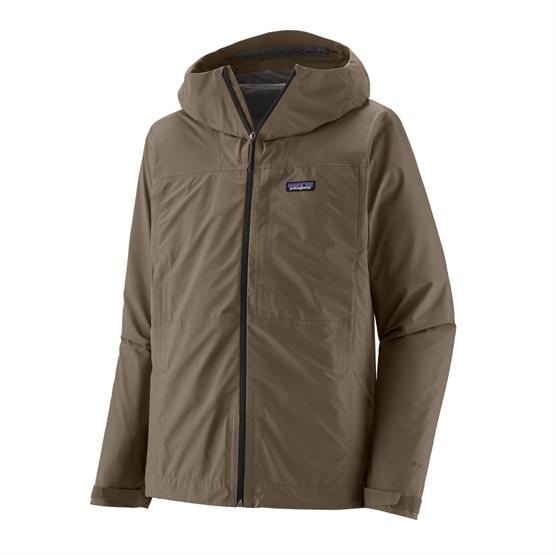 Patagonia Boulder Fork Regnjakke - Marlow Brown Tilbud