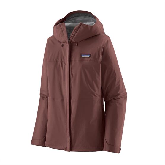 Patagonia Womens Torrentshell  L Rain Jacket  Dark Ruby