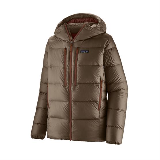 Patagonia Fitz Roy Down Hoody - Marlow Brown Tilbud!