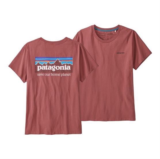 Patagonia P-6 Mission Økologisk T-Shirt til Dame - Rosehip
