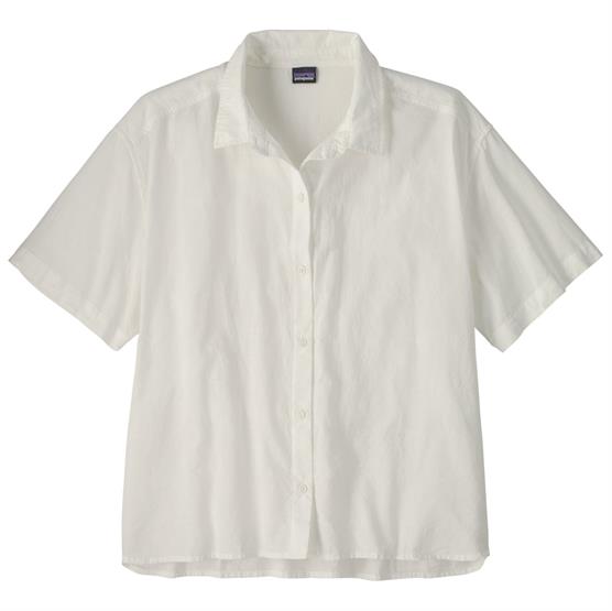 Patagonia Womens Lw A C Shirt  Windowpane Dobby   White