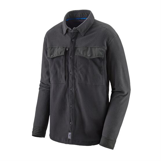 Patagonia Herre L S Early Rise Fleece Skjorte - Mørk Sort