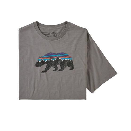 Patagonia Fitz Roy Bear Økologisk T-shirt i Feather Grey