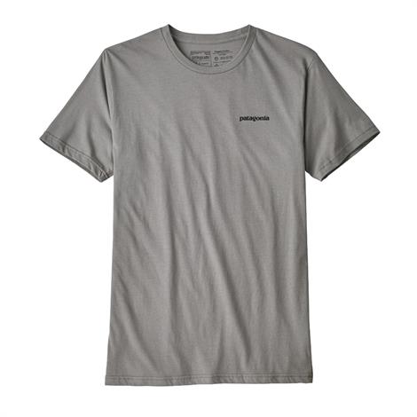 Patagonia P-6 Logo Økologisk T-Shirt til Mænd - Grå