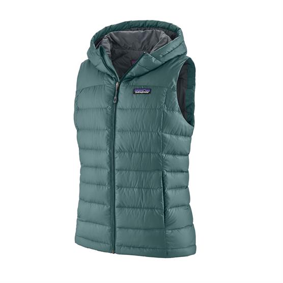 Patagonia Womens Hi Loft Down Hooded Vest  Regen Green