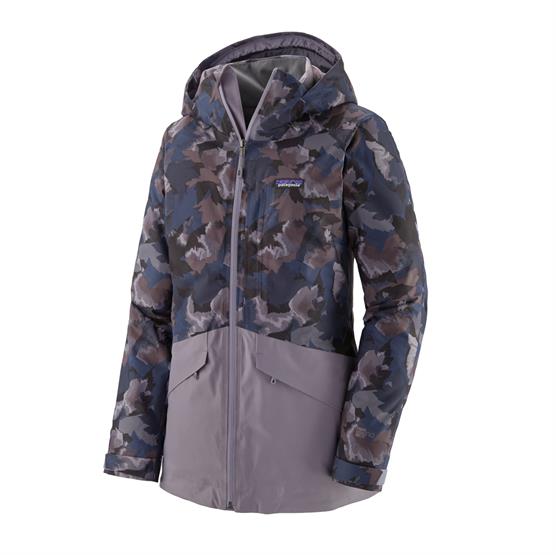Patagonia Kvinders Isoleret Snowbelle Jakke i Maple Camo
