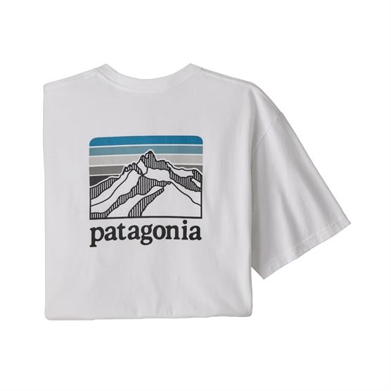 Patagonia Herre T-Shirt med Brystlomme - Hvid Udsalg