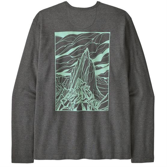 Patagonia Mens Lw Cloud Crag Wildrise Crew Ink Black