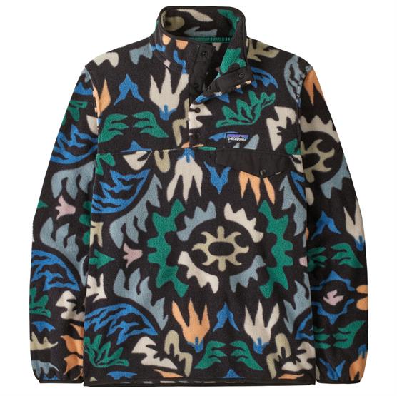 Patagonia Mens Lw Synch Snap T P O  Kaleido Black