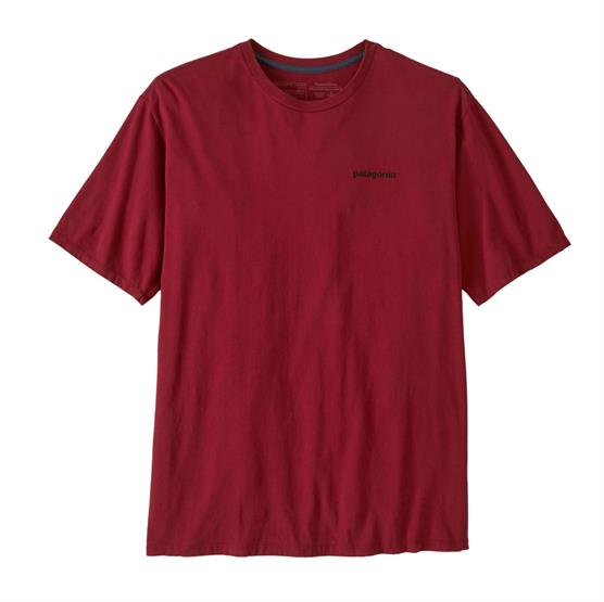 Patagonia P-6 Mission Økologisk T-Shirt - Voksrød