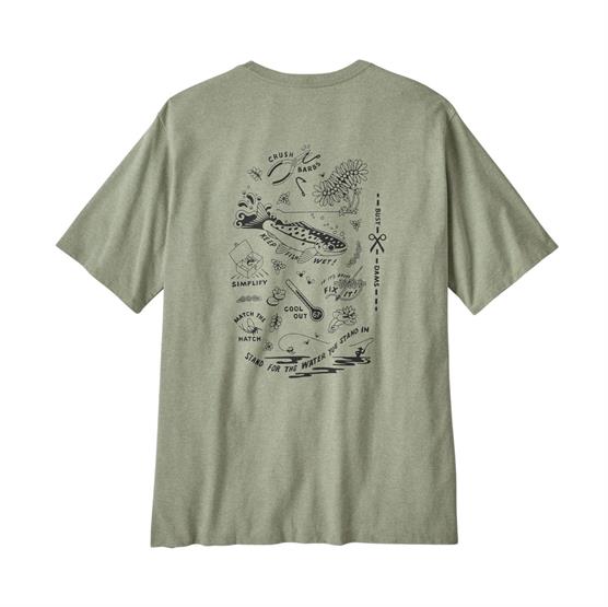 Patagonia Action Angler Responsibili Tee - Salvia Grøn