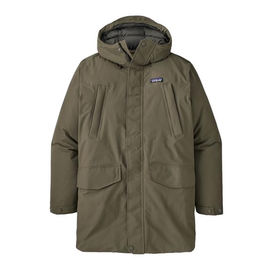 Patagonia Mens City Storm Parka  Basin Green