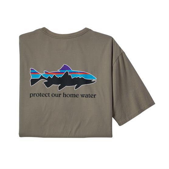 Patagonia Økologisk T-shirt til mænd - Home Water Trout