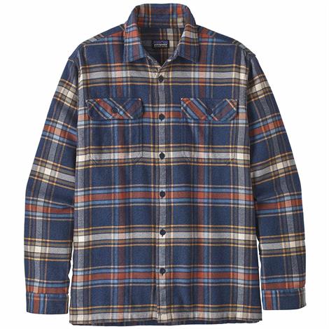 Patagonia Herre Fjord Flannel Skjorte i Neo Navy
