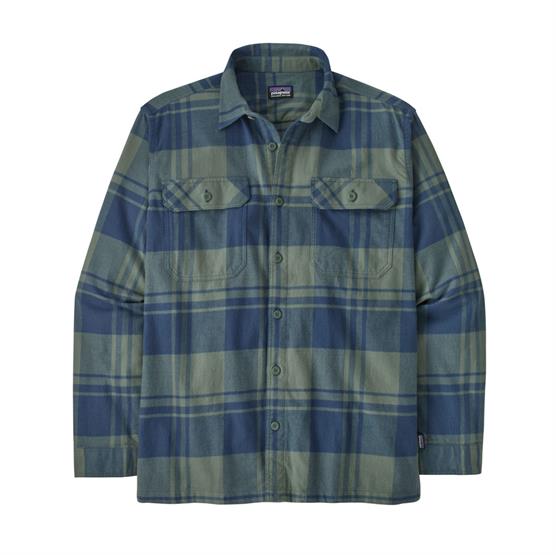Patagonia Mens L S Organic Cotton Mw Fjord Flannel Shirt  Live Oak   Hemlock Green