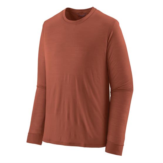 Patagonia Langærmet Merinould T-shirt - Burl Red