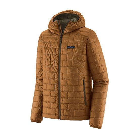 Patagonia Nano Puff Fitz Roy Trout Hoody - Shelter Brown