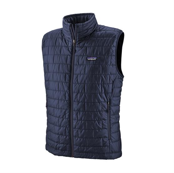 Patagonia Nano Puff Vest til mænd - Klassisk Navy