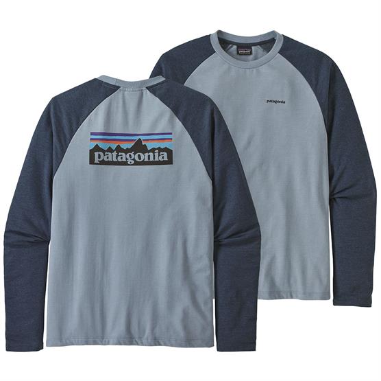 Patagonia P-6 Logo Lw Crew Sweatshirt - Berlin Blue
