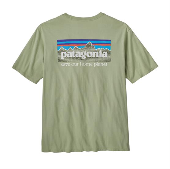Patagonia P-6 Mission Økologisk T-shirt i Salvia Grøn